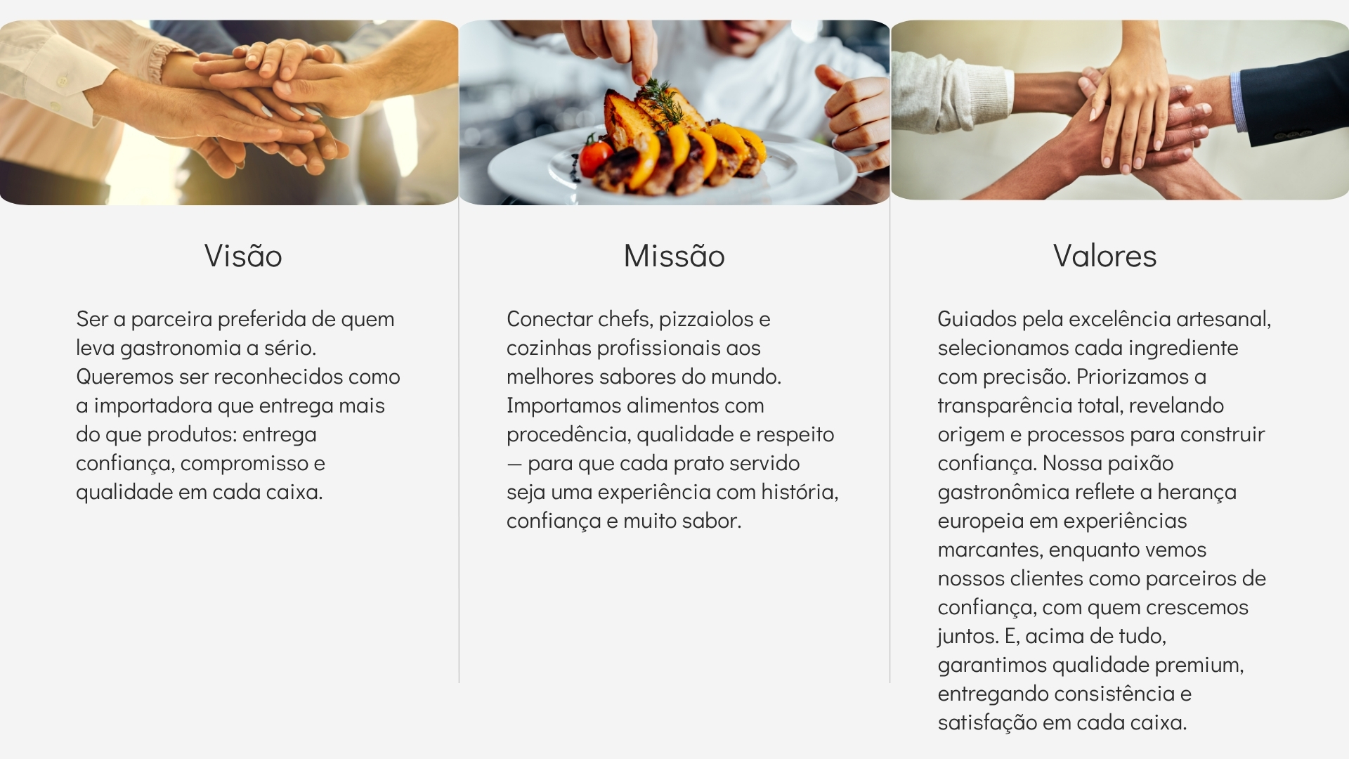 Missão, Visão e Valores